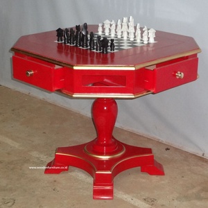 <span class=keywords><strong>Game</strong></span> antik meja mahoni dicat Set meja catur buatan Jepara jawa tengah Indonesia untuk French Style Home Furniture - Product Image 4