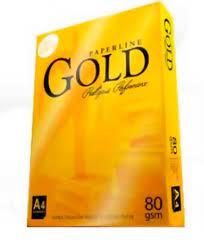 Paperline Gold A4 80g Papel de impresión de calidad a la venta Paperline A4 Papel de copia 80gsm - Product Image 3
