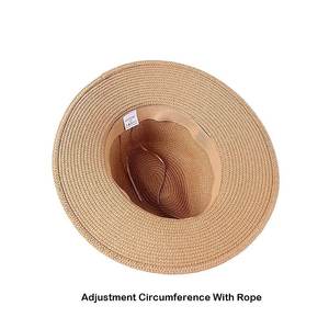 ขายส่งหมวกปานามา - หมวกฟางทอมือที่สวยงามและทันสมัยช่วยป้องกันแสงแดดได้อย่างมีประสิทธิภาพในฤดูร้อน - Product Image 2