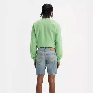 2025 hommes de haute qualité coupe ajustée Denim détresse Shorts bleu jean trous décontracté Style de rue été 2024 nouveau Design confortable - Product Image 5