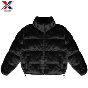 Chaqueta de Poliéster con Logotipo Personalizado para Hombre, Relleno de Algodón, Impermeable, Tejido de Punto, Calidad de Exportación, Venta al por Mayor, Promocional - Product Image 6