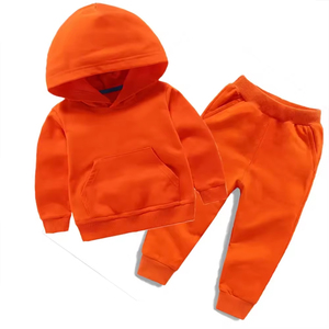 Vente en gros Tenues de jogging pour garçons Vêtements personnalisés pour enfants Survêtements de jogging à col rond pour enfants - Product Image 3
