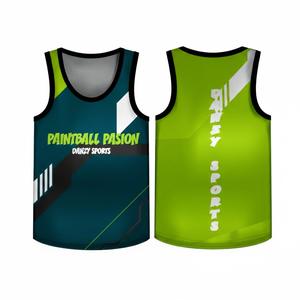 Paintball Customize Unisex Paintball Jersey Soft Breathable Machining Technology Tank High Quality - Product Image 3