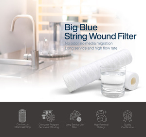 Cartouche filtrante en matériau PP Big Blue et bloc de carbone pour usage domestique - Product Image 2