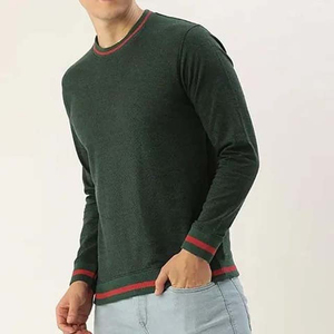 แฟชั่นใหม่สไตล์ปี 2025 เสื้อคอกลมแขนยาวแบบเรียบง่าย ราคาขายส่ง เสื้อผ้าฤดูหนาว ผ้าฝ้าย 100% เป็นมิตรกับสิ่งแวดล้อม - Product Image 3