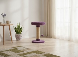 เสาข่วนเล็บคุณภาพสูง Amistar "Purple Wonder" สำหรับแมวทุกสายพันธุ์และทุกขนาด - Product Image 4