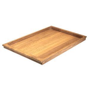 Plateau de service rectangulaire en bois personnalisé avec poignée pour grand espace salle de bain douche et service de nourriture-Option économique - Product Image 4