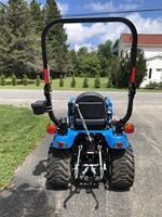 Trattore Agricolo Compatto LS MT122 2024 con Pompa, Motore, Cambio, Cuscinetti, Caricatore Frontale e Retroescavatore - Spedizione Rapida