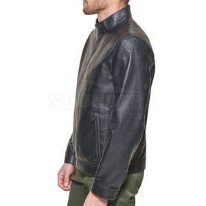 Chaqueta de cuero genuino para hombre personalizable de la mejor calidad, diseñe su propia chaqueta, chaqueta de hombre de material duradero - Product Image 4