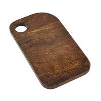 Grand plateau de service en bois d'acacia Planches à découper épaisses en bois Planche de service réversible Planche à jus de fruits Planche à charcuterie