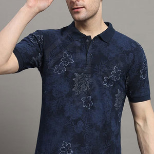 เสื้อกอล์ฟผู้ชายคุณภาพสูง แฟชั่นใหม่ ลายเรียบ ดีไซน์ทันสมัย ผ้าฝ้ายถัก ระบายอากาศได้ดี แขนครึ่งตัว ผลิตในปากีสถาน - Product Image 3
