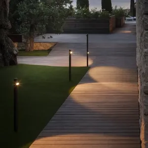 Lampe LED d'extérieur MartinaSpikes pour jardin, alimentation solaire 220V AC, 5W, économie d'énergie, lumière blanc chaud, couleur RGB, aluminium, IP65 - Product Image 2