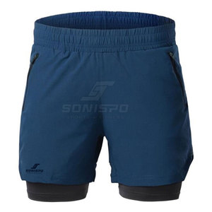 Men's Eco-Friendly Casual Gym Shorts High Quality Breathable Quick Dry with Elastic Waist <b>Mid</b> Waist Solid Pattern Plain Color - Product Image 1