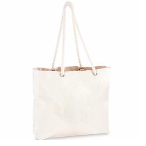 Sac à provisions fourre-tout en toile de coton de bonne qualité du fabricant indien sérigraphié en soie avec fermeture à glissière - Product Image 3