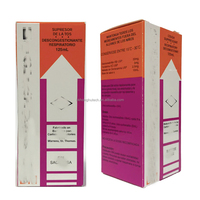 Bouteilles Linctus légères Honghu H-02 blanches, couleur personnalisée, 125 ml, en PET et PP, avec bouchon à vis, sérigraphiées, ensemble complet