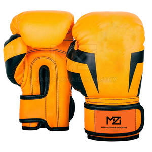 Gants de boxe pour hommes sur mesure, logo personnalisé, gants de boxe en cuir pour hommes pour l'entraînement - Product Image 2