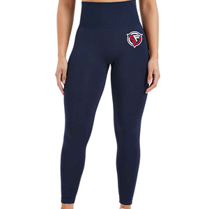 Women's Casual Mid-Waisted <b>Butt</b> <b>Lifting</b> Yoga <b>Leggings</b> Solid Full Length Breathable Quick Dry Stretchy Seamless Custom Logo - Product Image 2