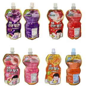 Bebida de gelatina de konjac baja en carbohidratos para refrigerios de verano, 130 g, envasada en bolsa para beber, promueve la salud intestinal - Product Image 6