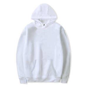 Logotipo de impresión de bordado personalizado en stock sudaderas con capucha unisex personalizado ropa de calle en blanco sudaderas con capucha blancas - Product Image 3