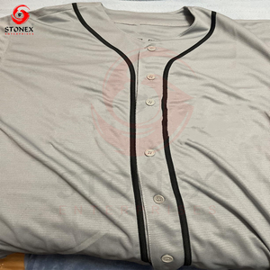 Camiseta de Béisbol Deportiva Unisex de Talla Grande con Logotipo Personalizado al por Mayor, Sublimación, Secado Rápido, Transpirable, Bordado Personalizado - Product Image 3