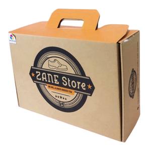Wholesale High Quality Eco-Friendly Corrugated Paper Carton <b>Box</b> Custom <b>Recycled</b> Shoe Packaging with Custom Labels - Product Image 1