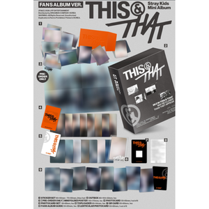 [POB] สเตรย์คิดส์ - THIS & THAT มินิอัลบั้มชุดที่ 10 เวอร์ชั่น FANS ALBUM - Product Image 1