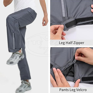 Directo de fábrica, nuevo pantalón cortavientos de entrenamiento de talla grande a la moda, pantalones cortavientos de entrenamiento informales ligeros - Product Image 3