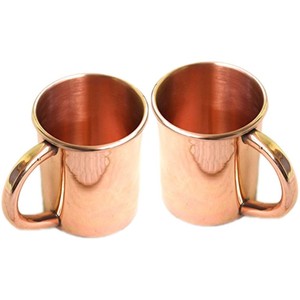 Copper Moscow Mule Shots <b>Mug</b> Copper Handle Capacity 4 Ounce Solid Copper Classic Moscow Mule Shot <b>Mugs</b>. - Product Image 6