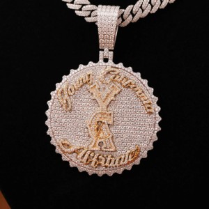 Colgante de Diamante Hip Hop Directo de Fábrica, Plata de Ley 925, Diamante Cultivado VVS, Joyería Fina Personalizada - Product Image 5