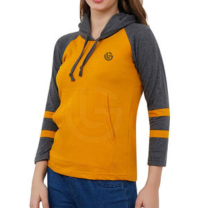 Meilleures ventes de sweats à capuche pour femmes 100% coton Vêtements décontractés de haute qualité pour adultes Prix raisonnable Col à capuche pour le devant de l'hiver - Product Image 3