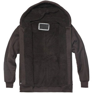 Sudaderas con Capucha y Cremallera para Hombre, Estilo Holgado, 100% Algodón, Felpa, Lisas, Casuales, para Invierno - Product Image 5