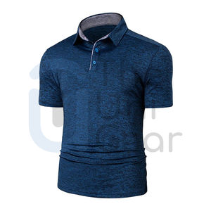 Camisas de Hombre al por Mayor, Nuevo Diseño Personalizado, Patrón Sólido, Botones Bordados, Tejido de Poliéster de Secado Rápido, Estilo Casual Urbano - Product Image 2