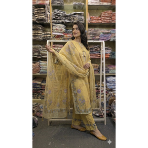 FUSION LONG LENGTH 3 PIECE COTTON SALWAR KAMEEZ PLUS SIZE SERIES-SL00252 - Product Image 4