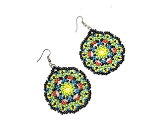 Top vente mode boucle d'oreille à la main bijoux ethniques perlé gland boucles d'oreilles pour les femmes en vente - Product Image 4