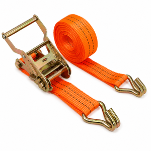 Sangle à cliquet de retenue de charge pour camion 38mm 1500kg en polyester haute ténacité avec crochets – Vente directe usine, service personnalisé disponible - Product Image 5