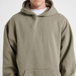Sudaderas con capucha de gran tamaño para hombre de alta calidad de manga completa, sudaderas con capucha de gran tamaño transpirables antiarrugas con tarifa asequible - Product Image 5