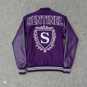 New Fashion Top Quality Embroidered Wool and Silk Men's Jacket with <b>Covered</b> <b>Button</b> Closure versity jackets Lettermen jackets - Product Image 2