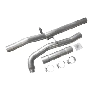 Exhaust Manifold Gasket Kit Stainless Steel Exhaust Muffler Pipe Tube for 11-2015 Chevy Silverado GMC 6.6L Duramax Diesel Truck