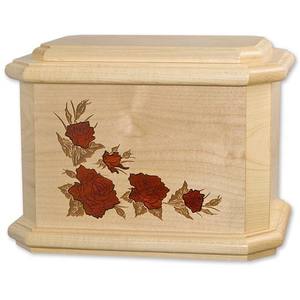 Corps humain cendres fournitures funéraires urnes de crémation en bois adulte fabriqué à la main finition noyer urne de crémation boîte en bois - Product Image 2