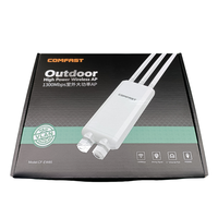 Point d'Accès Wifi Extérieur Bi-Bande COMFAST CF-EW85 V2 500m Omni-Directionnel Prend en Charge la Fonction Pare-feu OpenWRT Fréquence 2.4G
