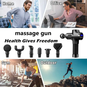 Pistolet de massage musculaire sans fil LJ Custom LOGO, à percussion électrique, à impulsions, pour tissus profonds, avec poignée chauffante - Product Image 5