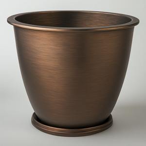 Jardinière en fer de style moderne, conçue pour une utilisation intérieure/extérieure, y compris en jardin, offrant un aspect épuré et une structure robuste - Product Image 5