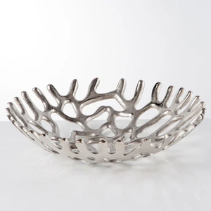 Cuenco Khajoor más vendido, tamaño personalizado, forma Ans, cuenco de servicio de Color plateado para decoración de mesa de comedor - Product Image 1