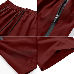 กางเกงวิ่งขาสั้นสำหรับผู้ชายกางเกงออกกำลังกายกางเกงซับในรัดรูปแห้งเร็วสำหรับใส่ไปยิม - Product Image 3