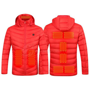 Veste d'Hiver Légère Auto-Chauffante pour Homme Style High Street Design Personnalisable avec Col Montant Manches Longues de Haute Qualité - Product Image 1