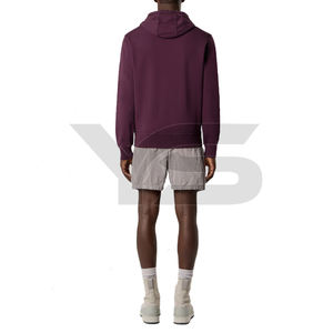 Sudadera con capucha de lana de algodón de invierno hecha a medida para hombres con bordado 3D Impresión digital 360g Tela Servicio OEM Cordón personalizado - Product Image 4