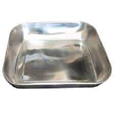 Bandeja de servicio de comida de tamaño personalizado, plato de servicio de comida de diseño moderno de acabado Chapado en plata de alta calidad con mango - Product Image 4