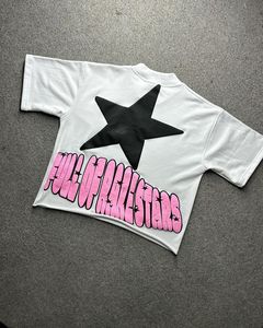 Boxy Tee High Quality Cropped Boxy Fit Screen Printed T-<b>shirts</b> Manufacturing Custom LOGO Heavyweight <b>Men</b> T-<b>shirt</b> - Product Image 3