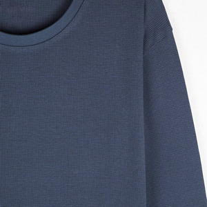 Camiseta de Manga Larga para Hombre, Diseño de Logotipo Personalizado OEM, Estilo Moderno, 100% Algodón, Cuello Redondo, Corte Holgado, Ecológica - Product Image 5