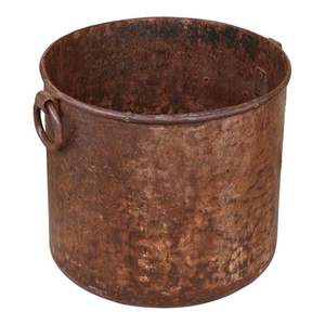 Macetero de Metal con mango para jardín, decoración moderna y rústica de alta calidad para el hogar, nuevo - Product Image 1
